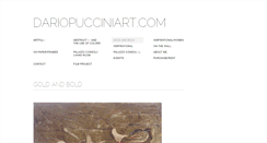 Desktop Screenshot of dariopucciniart.com