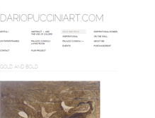 Tablet Screenshot of dariopucciniart.com